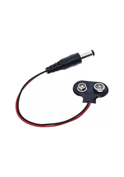 9 Volt 2.1 Mm Jacklı Pil Başlığı Ic-232a
