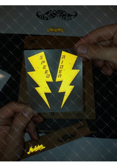 Bay Etiket Rfhlm49 Reflektif Hizli Surucu Yazili Sticker