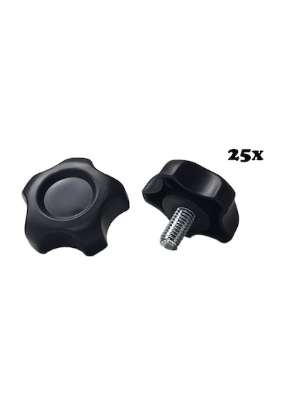 Kelebek Civatalı Çap 30 M6X12 MM 25 Adet Vida