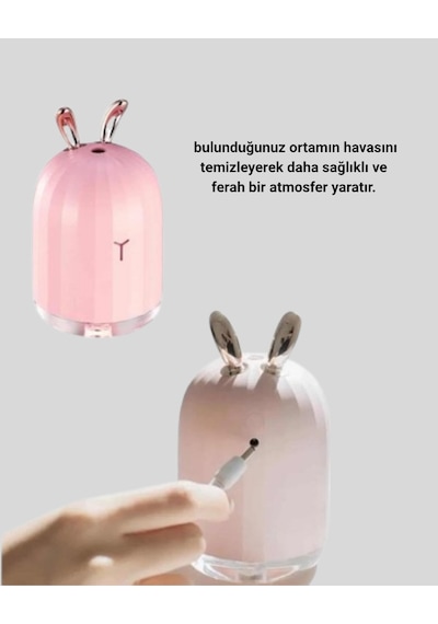 Aromaterapi Uyumlu Hava Nemlendirici Ultrasonik Sessiz Difüzör