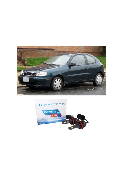 Daewo Lanos Led Xenon Uzun + Kısa Far Ampulü H4 Ultimate Yeni Seri Beyaz