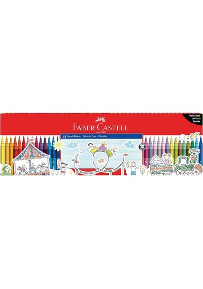 Faber-castell Klasik Keçeli Kalem 48'li