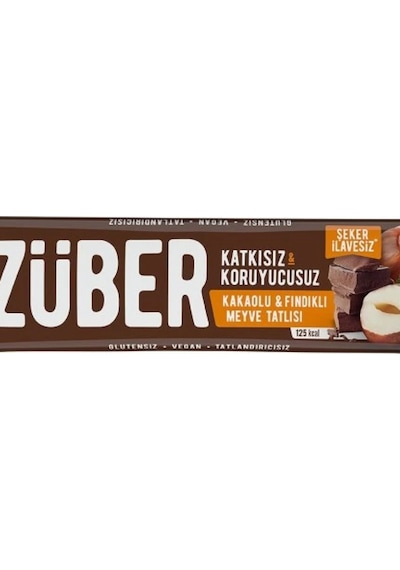 Züber Meyve Barı 40 Gr Fındık Ve Kakaolu