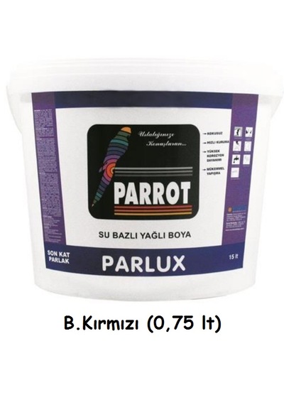 Parrot Parlux Su Bazlı Yağlı Boya  0.75 L