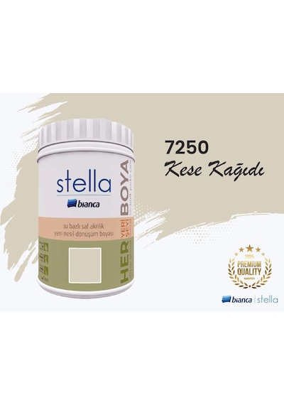 Bianca Stella Su Bazlı Saf Akrilik Boya 1 Litre Kesekağıdı