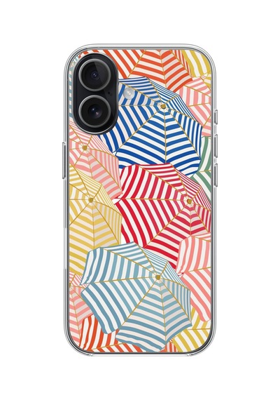 İphone 17 Uyumlu Şemsiyeler Baskılı Silikon Kılıf