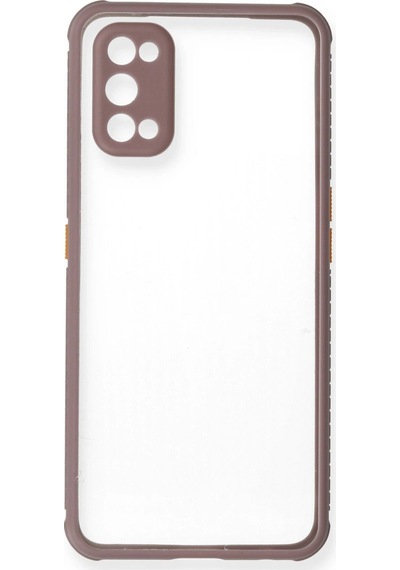 Cosmotex Newface Realme 7 Pro Kılıf Miami Şeffaf Silikon - Açık Mor
