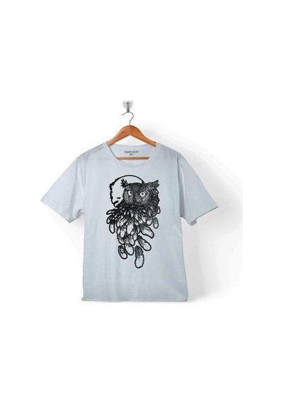 Baykuş Dolunay Owl Çocuk Tişört 001