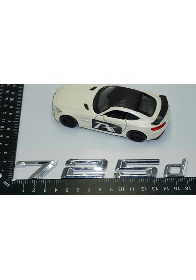 Dk Tuning 725d Bagaj Krom Metal 3m 3d Yazı Logo Bmw İle Uyumlu