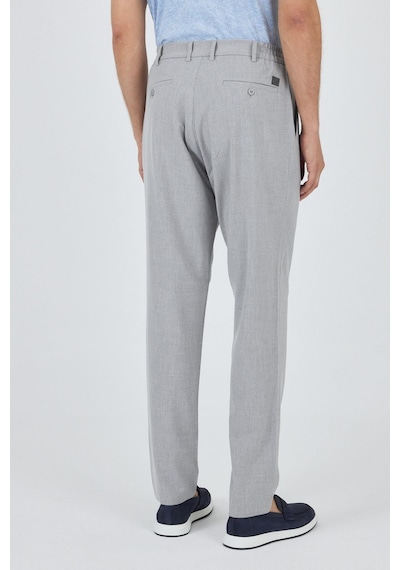 İmza Gri Esnek Yandan Cepli Casual Standart Fit Jogger Pantolon 1003250119 Gri