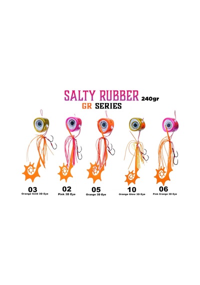 Fujin Salty Rubber 240gr GR Serisi Tai Rubber Set