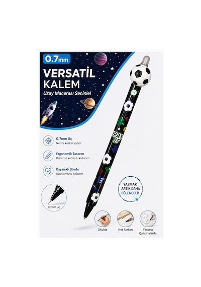 Uçlu Kalem 0.7 Mm Erkek Modeli 1 Adet Fixpoint 4765 0.7mm Uçlu Versatil Mekanik Uçlu Kurşun Kalem Hediyelik Siyah