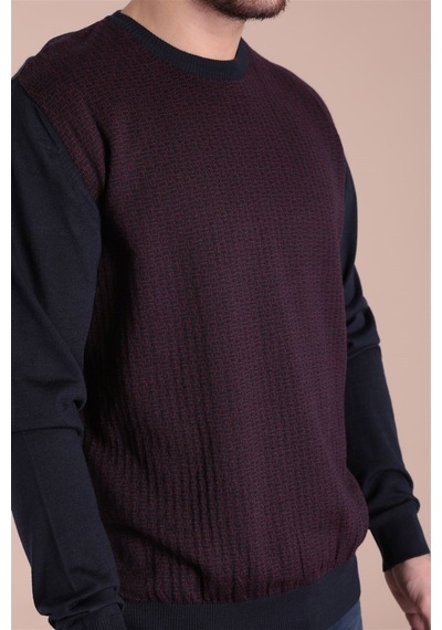 Ferraro Bisiklet Yaka Superfine Yün Kazak - Bordo Bordo (490433087) Bordo Ferraro Bisiklet Yaka Superfine Yün Kazak - Bordo Bordo (490433087) Bordo