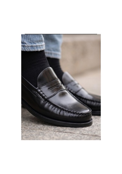 Crc Ayakkabı Signature Series Hakiki Deri El İşçiliği Klasik Loafer Siyah
