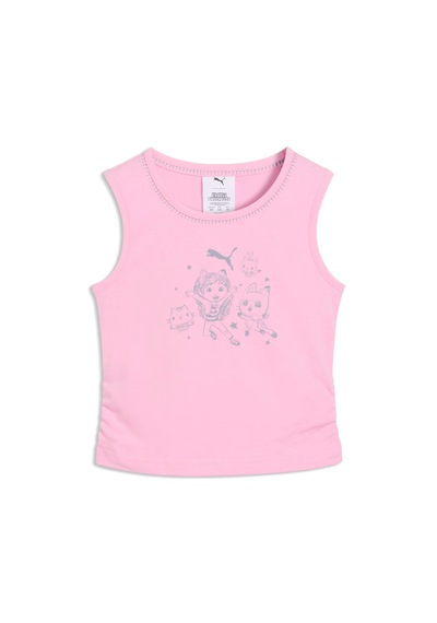 Puma X Gabbys Dollhouse Çocuk Dar Kesim Atlet Üst 634932 75 Pembe