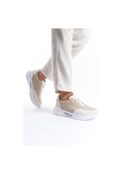 Mubiano Hakiki Deri Mbkry301-vz Erkek Vizon Sneaker & Spor Ayakkabı Vizon
