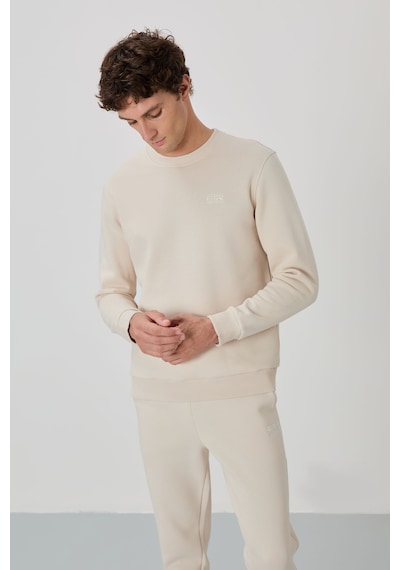 Tommy Life Andy Bej Şardonlu Erkek Eşofman Takım - 85190 Bej