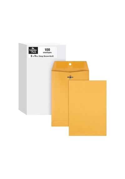 37855 Zarf, 15,2 X 22,9 Cm, 100 Adet