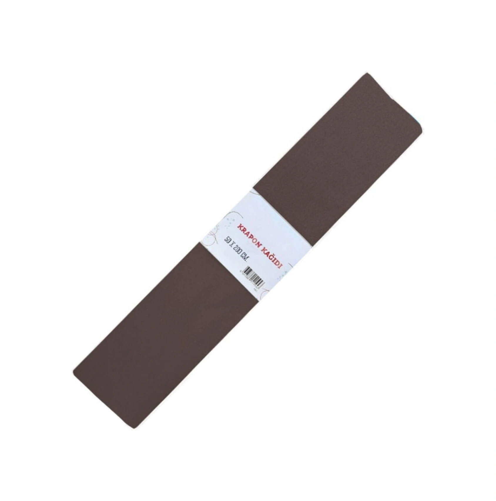 Renkli Krapon Kağıdı 50cm X 2mt Kahverengi 10 Lu Paket 9136