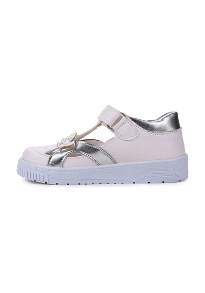 Kiko Kids Kız Çocuk Günlük Ayakkabı Arz 2325 Beyaz - Gümüş
