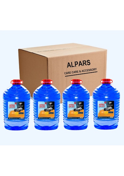 Alpars Oto Cam Suyu 5 Lt Antifrizli Cam Suyu -25 Derece 4'lü Avantajlı Paket Kireç Ve Korozyon Önleyici