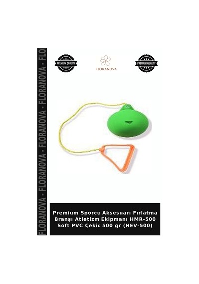 Premium Sporcu Aksesuarı Fırlatma Branşı Atletizm Ekipmanı Hmr-500 Soft Pvc Çekiç 500 Gr Hev-500
