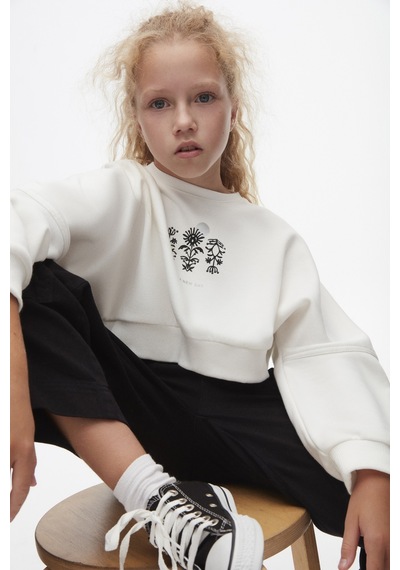 Nk Kids 37318 Kız Çocuk Sweatshirt Ekru