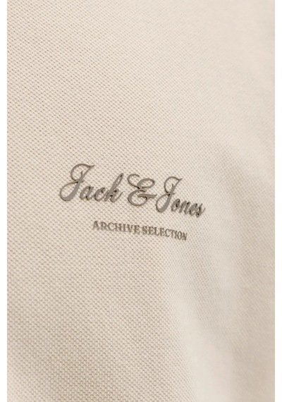 Jack & Jones Erkek Polo Yaka T Shirt 12288877 Taş