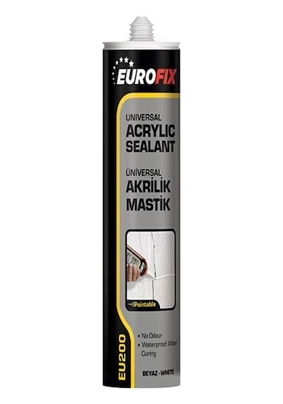 Eurofix Akrilik Mastik Beyaz 450 Gr Beyaz