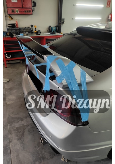 Civic Fd6 Bagaj Üstü Yüksek Spoiler-spoyler Boyasız Plastik