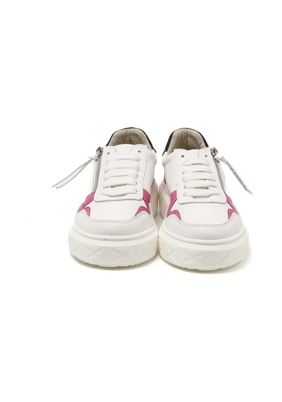 Sneaker Günlük Kadın Mar-25y-209-8856 John May Beyaz Cilt-gümüş Beyaz