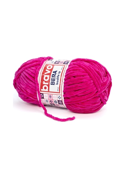 Bera Kadife İplik 100 Gr 120 Metre Renk Kodu: 918 Fuşya