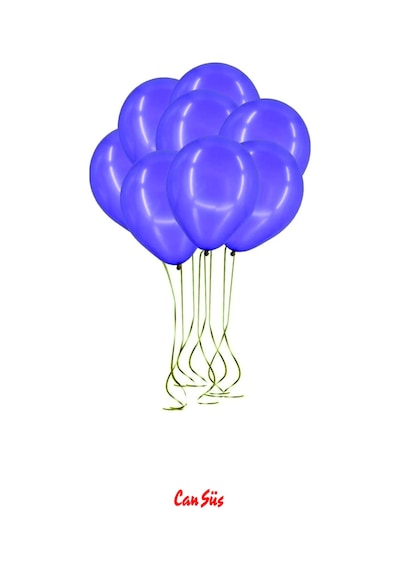 Metalik Balon 10'lu Mor