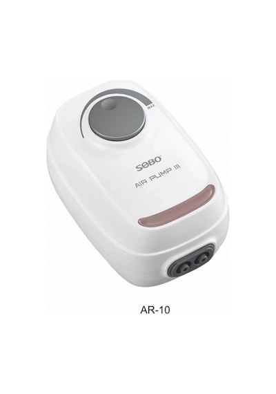 Sobo Ar-10 Ayarlanabilir Sessiz Çift Çıkışlı Akvaryum Hava Motoru 3w 2x3.4 L/dk