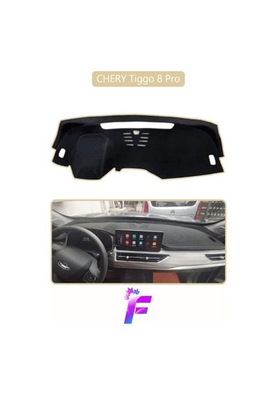 Chery Tiggo 8 Pro Torpido Örtüsü Güneşten, Isıdan, Çatlamadan Korur Tam Uyum D43 Torpido Halısı