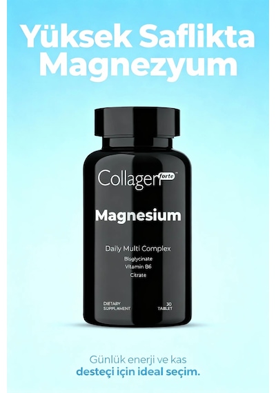 Collagen Forte Platinum Magnezyum With Vitamin B6 30 Tablet
