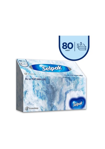 El Ve Yüz Havlusu 5'li 400 Yaprak