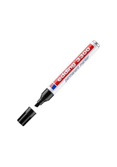 Edding Markör Permanent Kesik Uçlu 1-5 Mm Siyah 3300