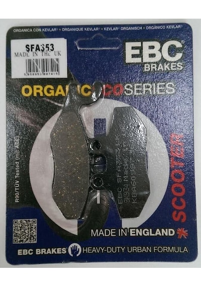 Ebc Sfa353 1999-2001 Gilera Runner 180 (2T) Uyumlu Ön Fren Balatası (Heng Tong Caliper)