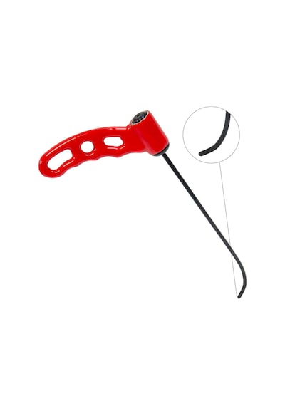 26 Cm 5 Mm Çap 360 Derece Döner Saplı Arka Çamurluk Açık Çubuk - S9-04