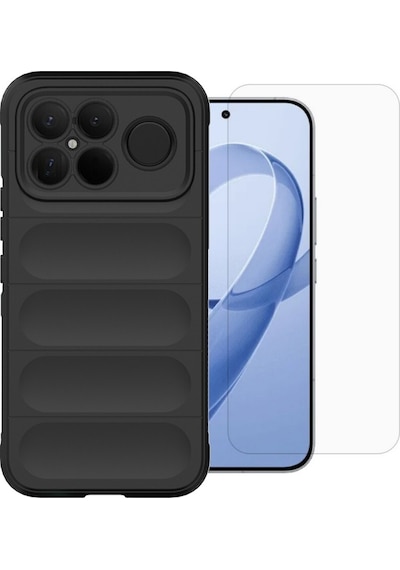 Teleplus Xiaomi Redmi K90 Pro Max Kılıf Etnik Kamera Korumalı Silikon Ve Nano Ekran Koruyucu