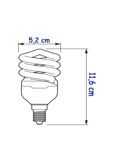 Philips 23W (112W) Ekonomik Ampul Günışığı (12 Adet)