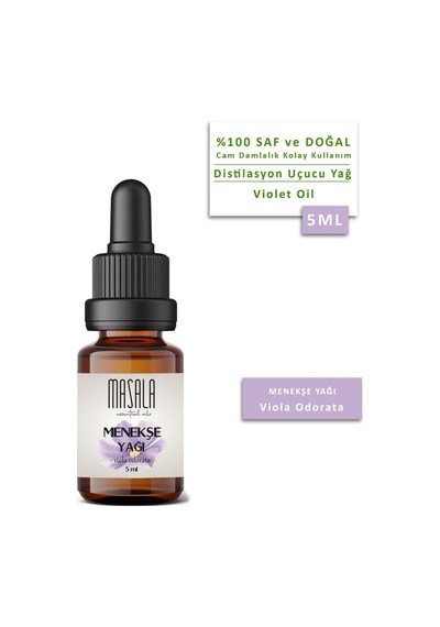Menekşe Yağı 5 Ml. Violet Essential Oil 0.3 ML