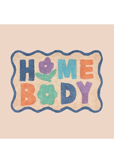 Soft Home Body Tufting Banyo Paspası - Ekru - 60x90 Cm Çok Renkli