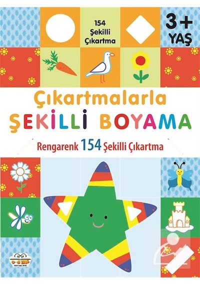 Çıkartmalarla Şekilli Boyama 3 Yaş Üstü