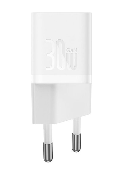 Baseus GaN5 Mini 30W Şarj Cihazı Beyaz
