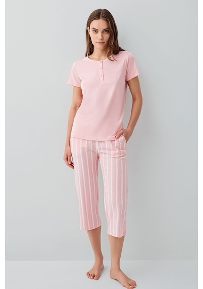 Pierre Cardin Kadın Pembe Kapri Takım Pc9151-s-v2 Pembe