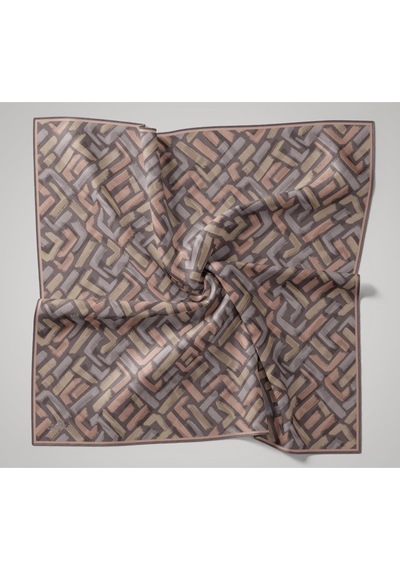 Silk Home Soft Eşarp 73096-18 Mor, Fildişi, Pudra, Buz Mavisi