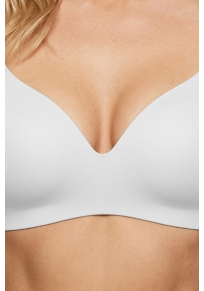 Cottonill Seamless Bra - Norea Beyaz Micro Balensiz Dolgusuz Kadın Sütyen -