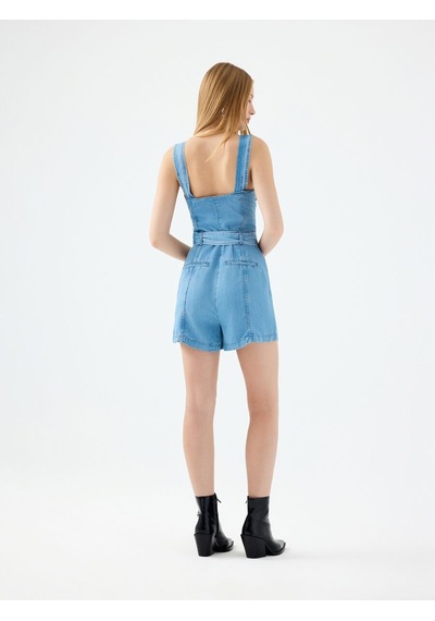 LOFT Regular Fit Kadın Tulum Lf2039913 Q1.v1 Denim
